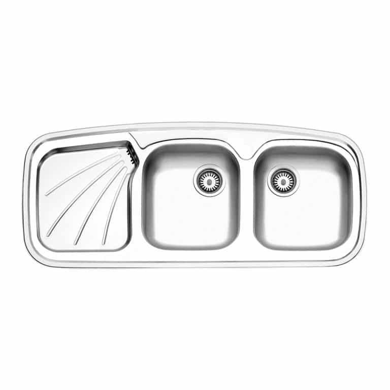 سینک دو لگنه نیمه فانتزی 270 توکار