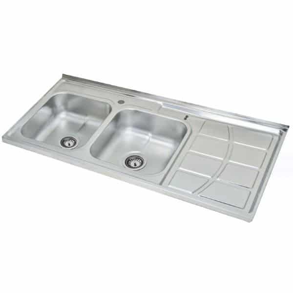 سینک دو لگنه نیمه فانتزی sa46 روکار