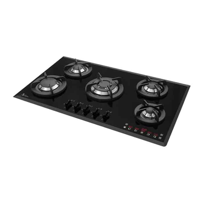 اجاق گاز پنج شعله تایمردار V14T اخوان با قطعات ایتالیایی