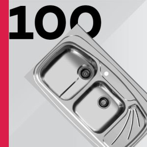 سینک روکار 100 سانت