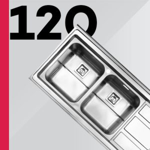 سینک روکار 120 سانت