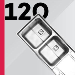 سینک توکار 120 سانت