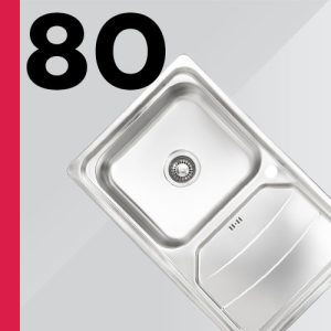 سینک توکار 80 سانت