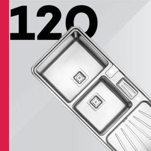 سینک 120 سانت استیل البرز